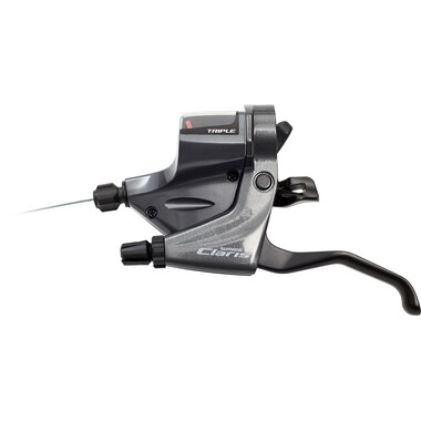 SHIMANO CLARIS ST-RS200/RS203 Left Speed Shifter and Brake Lever Triple Grey 0